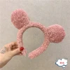 Cartoon bear ear hair band, face wash makeup headband, Internet celebrity selfie hair clip Item Picture